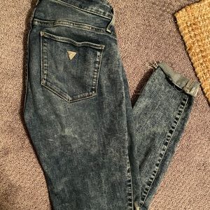 Size 27 acid wash guess jeans